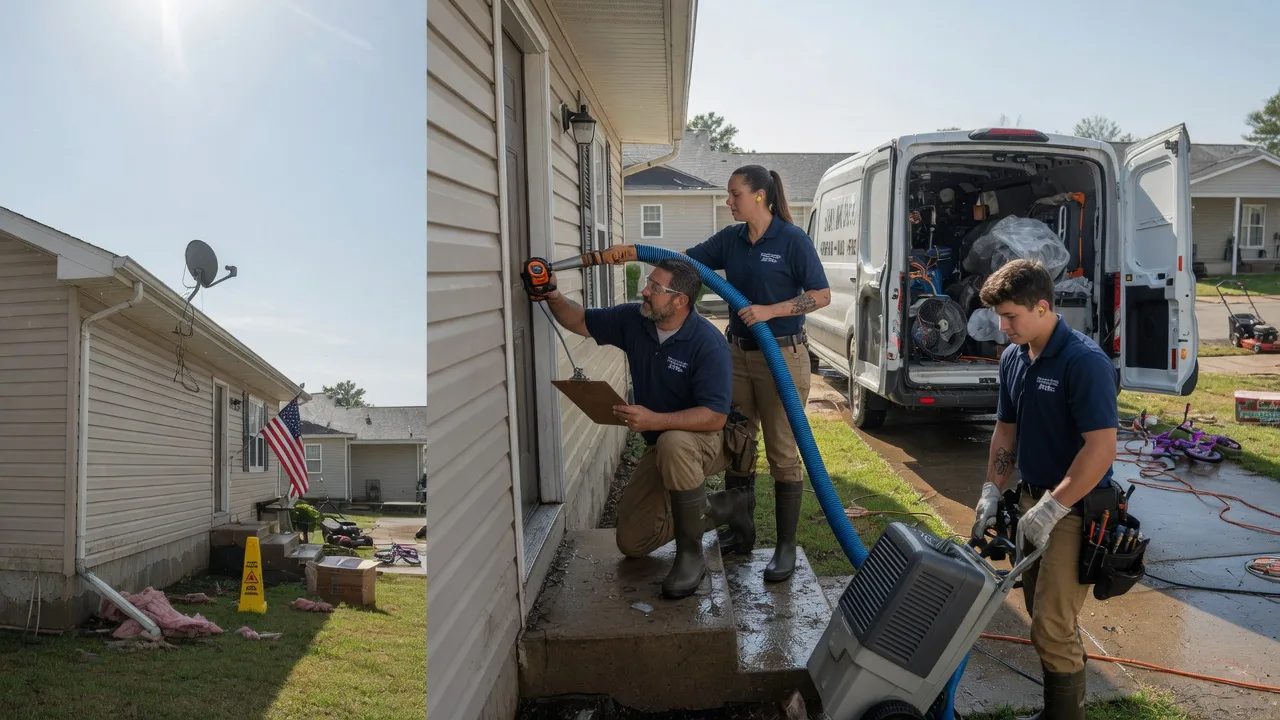 Ceiling Water Damage Restoration in Greenacres, WA near me